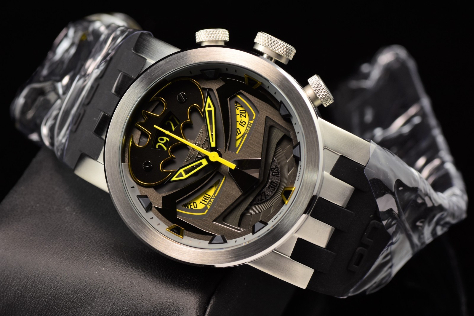 Invicta DC Comics Batman Men's 46mm Limited Edition 0033/4000 Swiss Chrono Watch