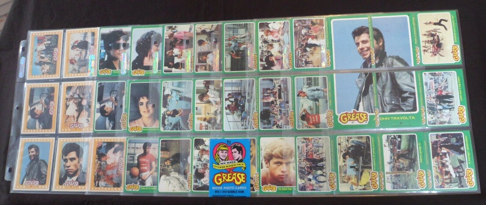 VINTAGE Topps 1978 Grease Series 2 MASTER SET of 66 Cards/11 Stickers/3 Wrappers