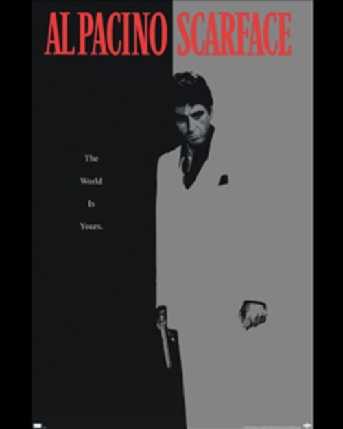 Al Pacino: Scarface 22.375x 34 inch rolled  poster