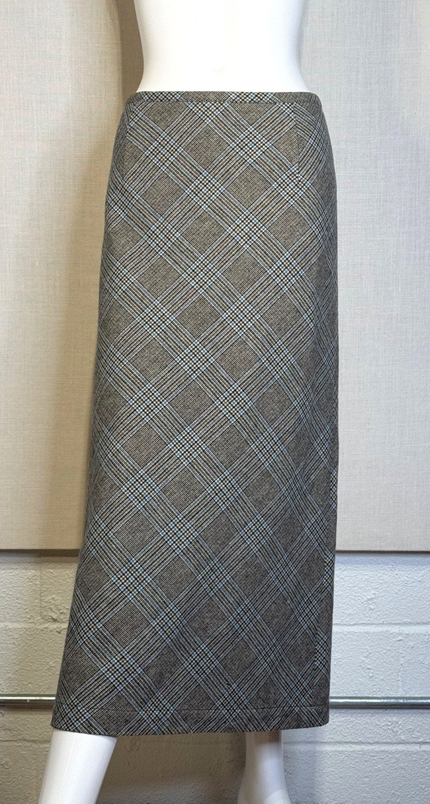 1997 tricot Comme des Garçons PRINCE of WALES Check Long Skirt SIZE M Japan NWOT 1997 tricot Comme des Garçons PRINCE of WALES Check Long Skirt SIZE M Japan NWOT