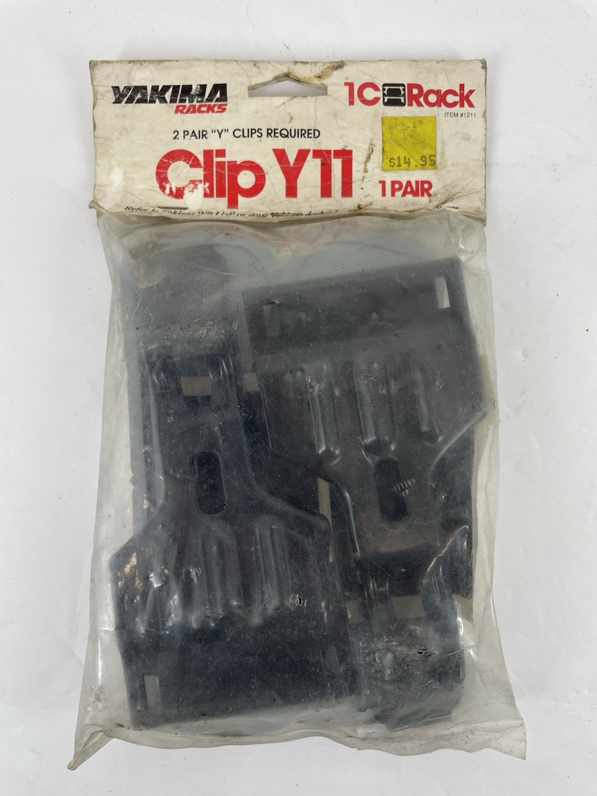 Yakima Y-11 Door Clips for 1C Rack 1 Pair (2) With pads NOS Yakima Y-11 Door Clips for 1C Rack 1 Pair (2) With pads NOS