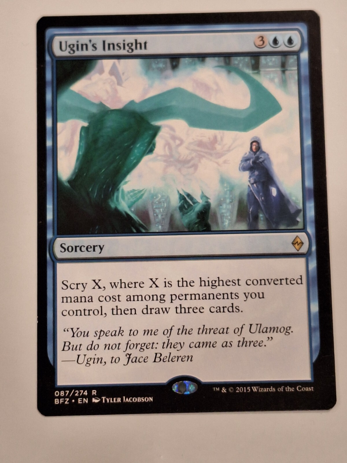 Ugin\'s Insight - Battle for Zendikar - Magic the Gathering MTG Nice
