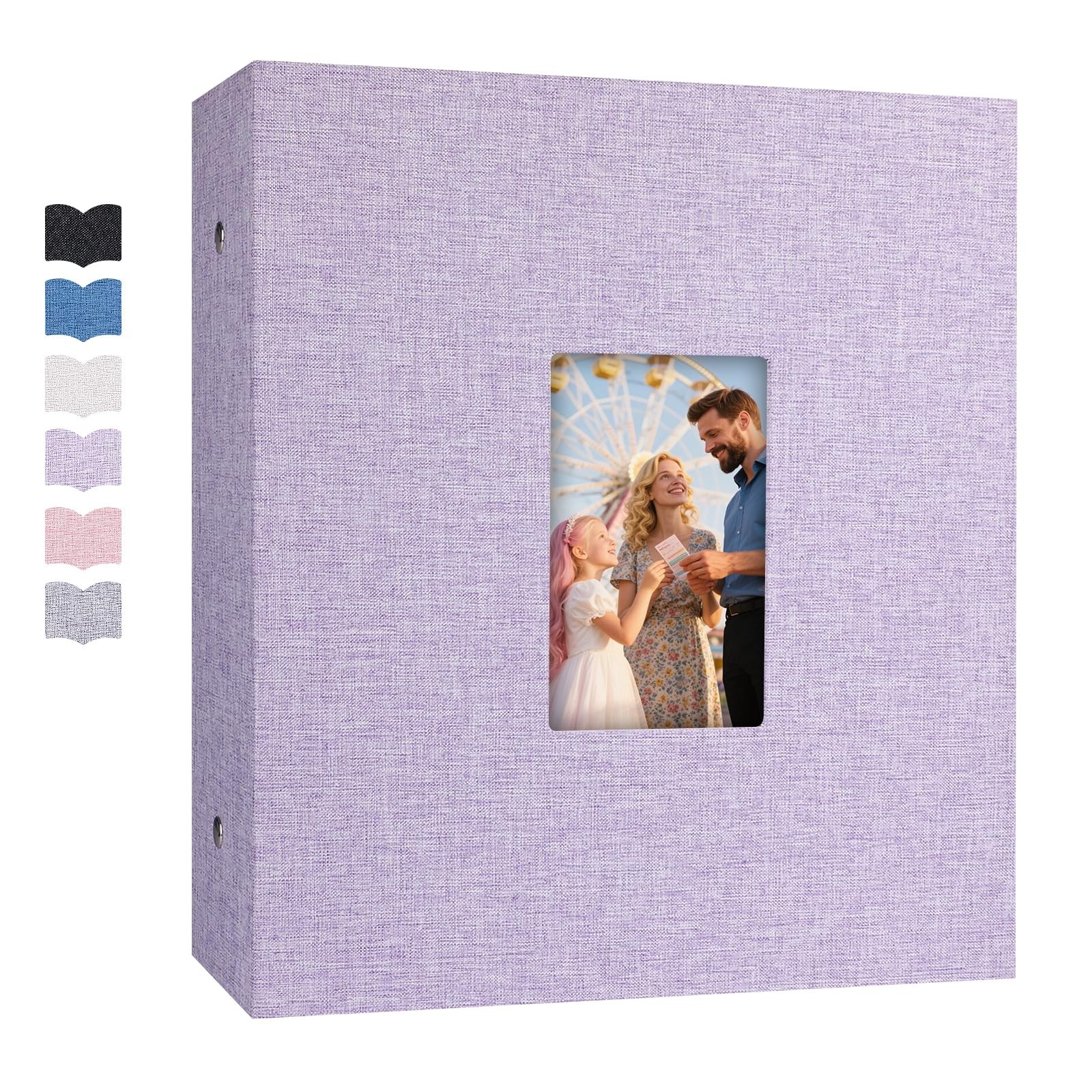 Ruibytree Extra Large Photo Album 4x6 1000 Pockets Purple