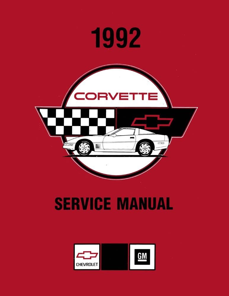 1992 Chevrolet Corvette Factory Shop Service Manual