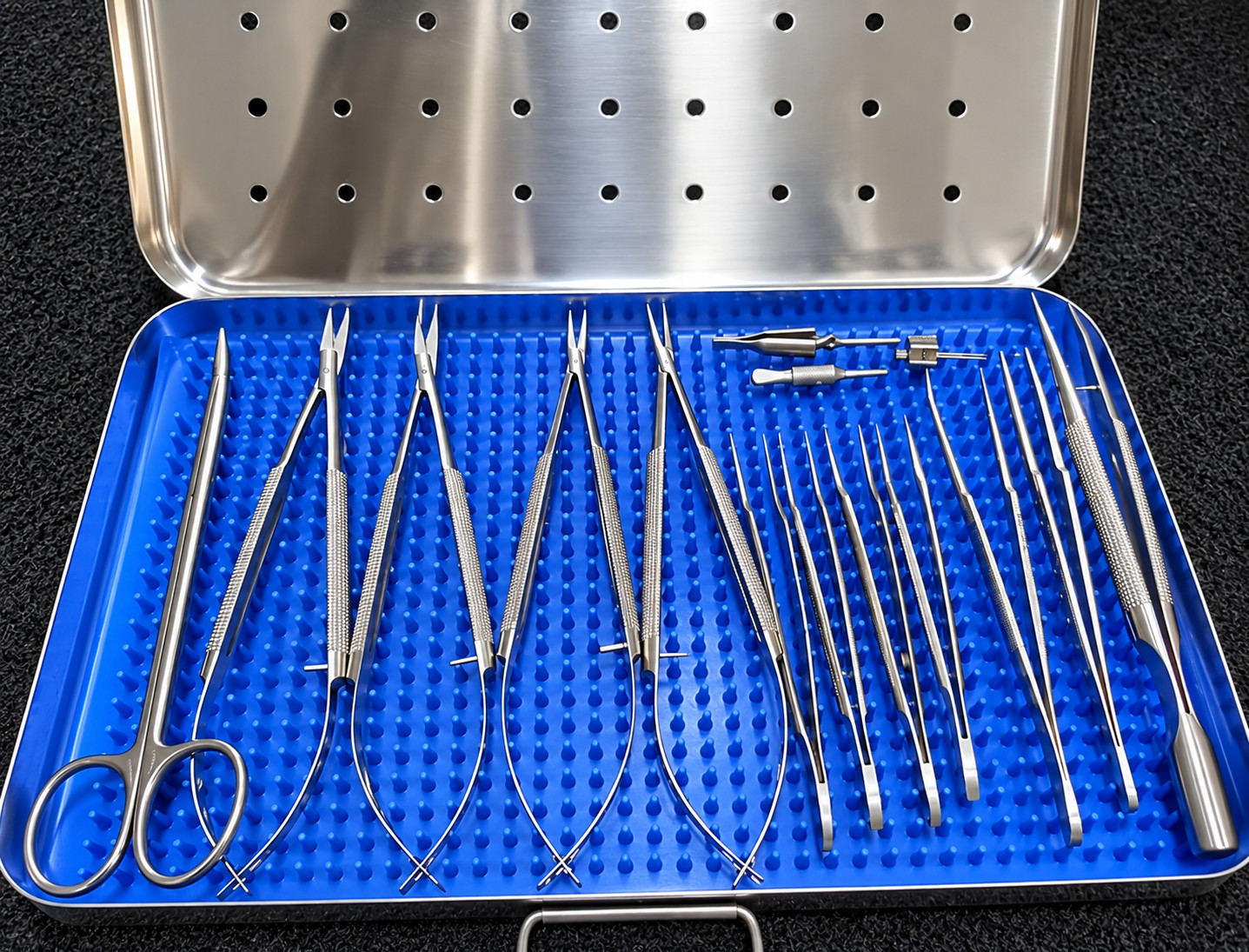 Basic Hand Surgery Set of Micro Surgical Instruments With Case, Surgical Kit