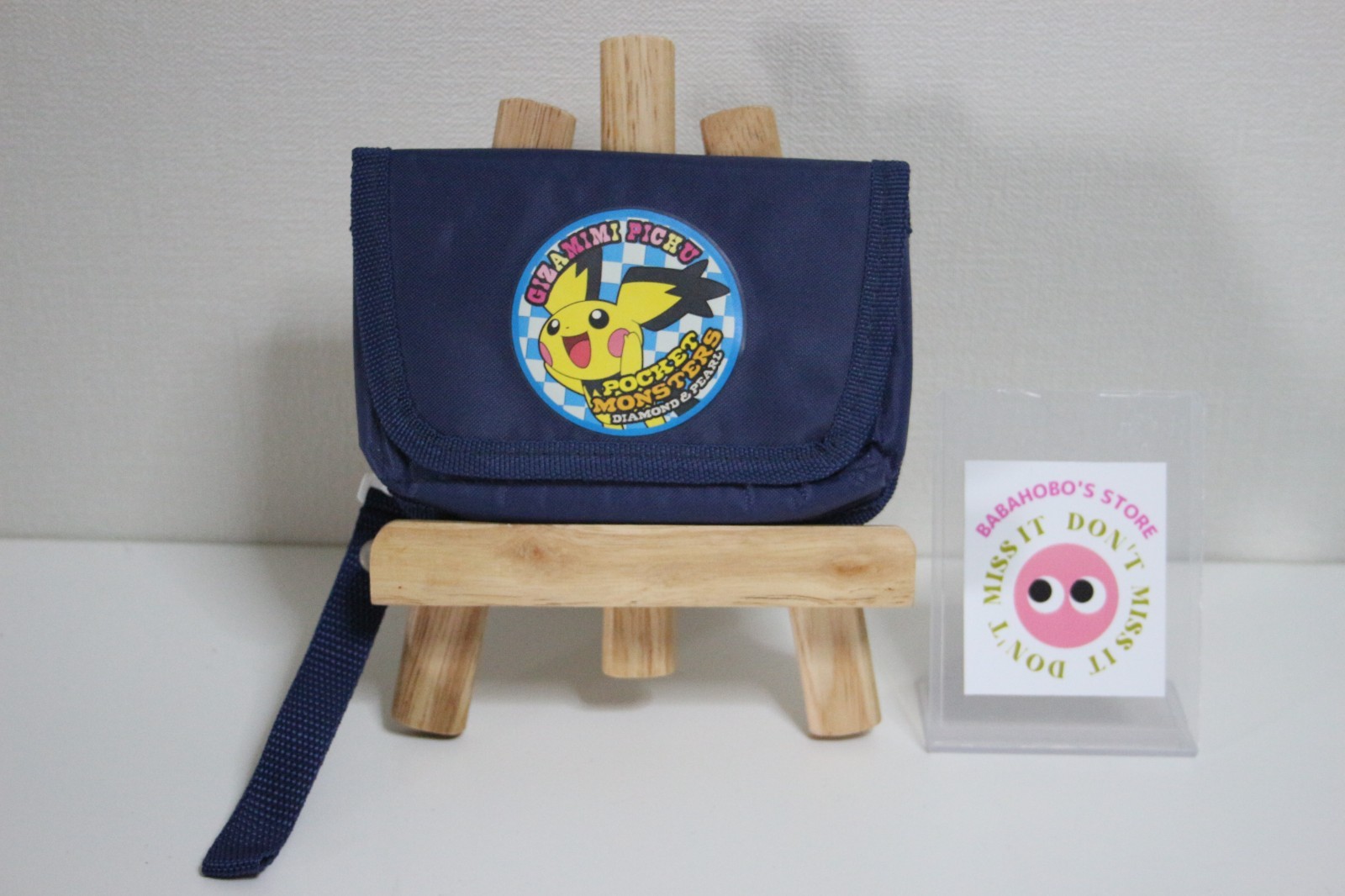 Pokemon Spiky-eared Pichu Carrying Case Pouch - Navy for Nintendo DS Lite Japan