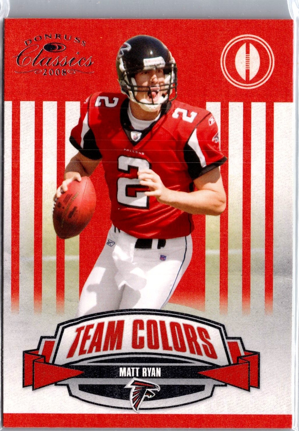 2008 Donruss Classics Team Colors Matt Ryan #TC-5 Rookie Atlanta Falcons RC NM 2008 Donruss Classics Team Colors Matt Ryan #TC-5 Rookie Atlanta Falcons RC NM