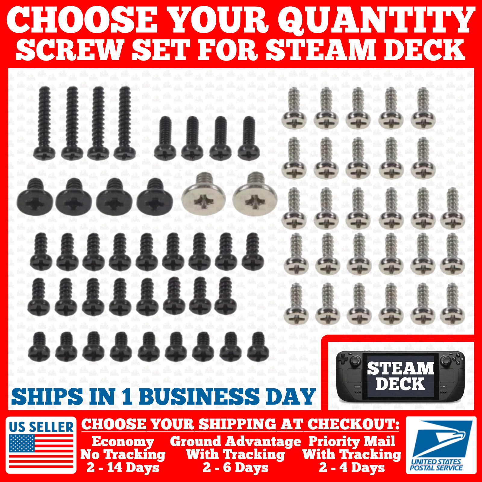 Full Screw Set for Valve Steam Deck Console Replacement Screwdriver Repair Kit