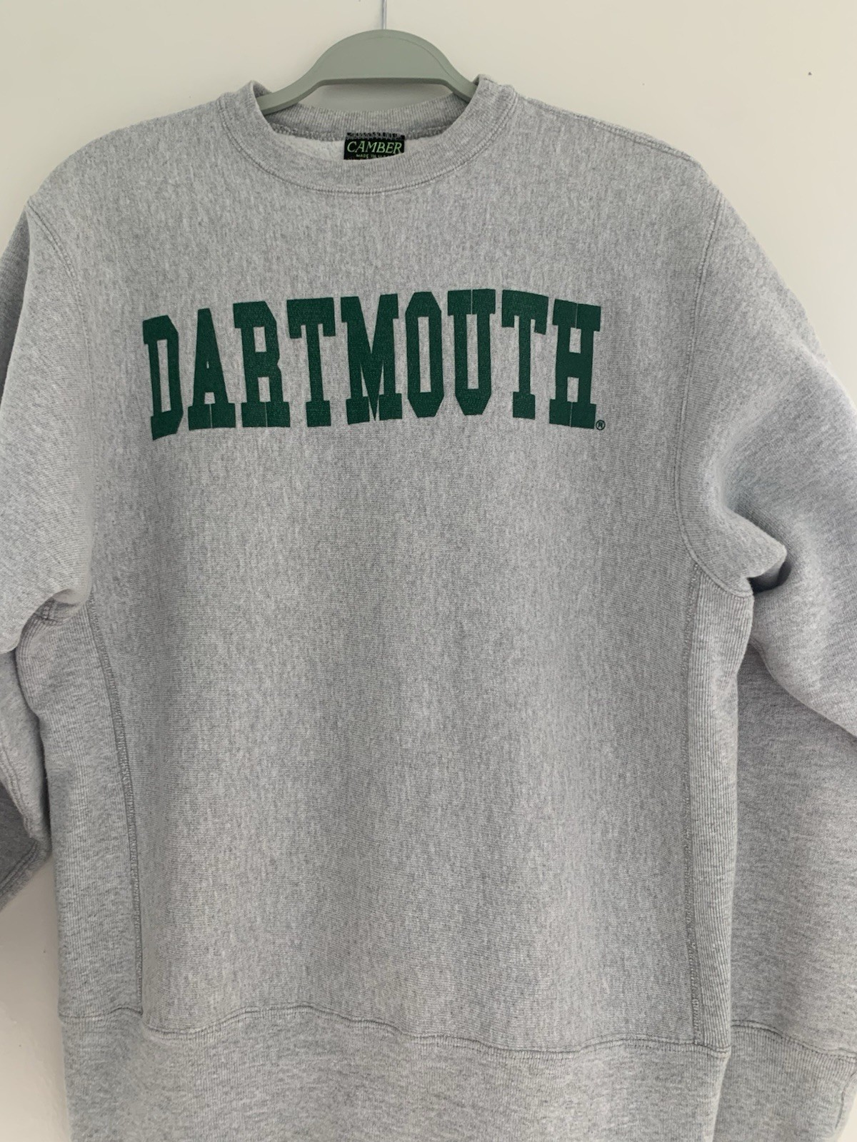 vintage camber Dartmouth Crewneck sweatshirt Made In the USA Size Small