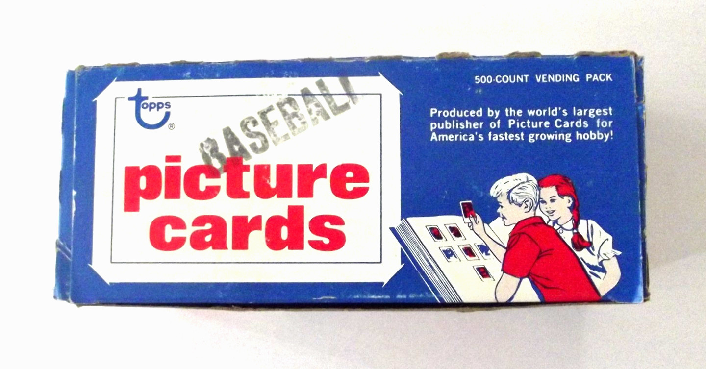 1981 Topps Baseball Vending Box 500 Card Count 1981 Topps Baseball Vending Box 500 Card Count
