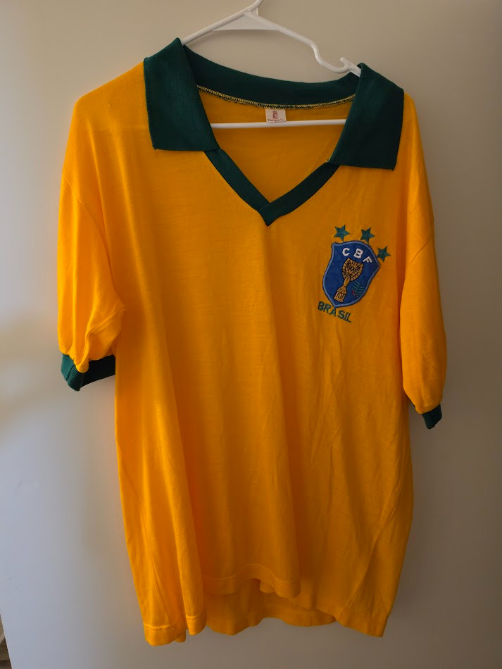 Vintage 1986-1988 Brazil Home Football shirt jersey - size 56 (3XL-4XL)