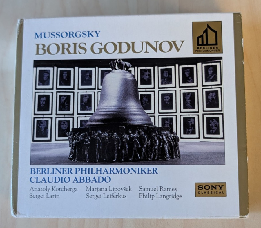 Mussorgsky Boris Godunov Abbado Berliner Philharmoniker 3 CD Sony SBM Gold Discs