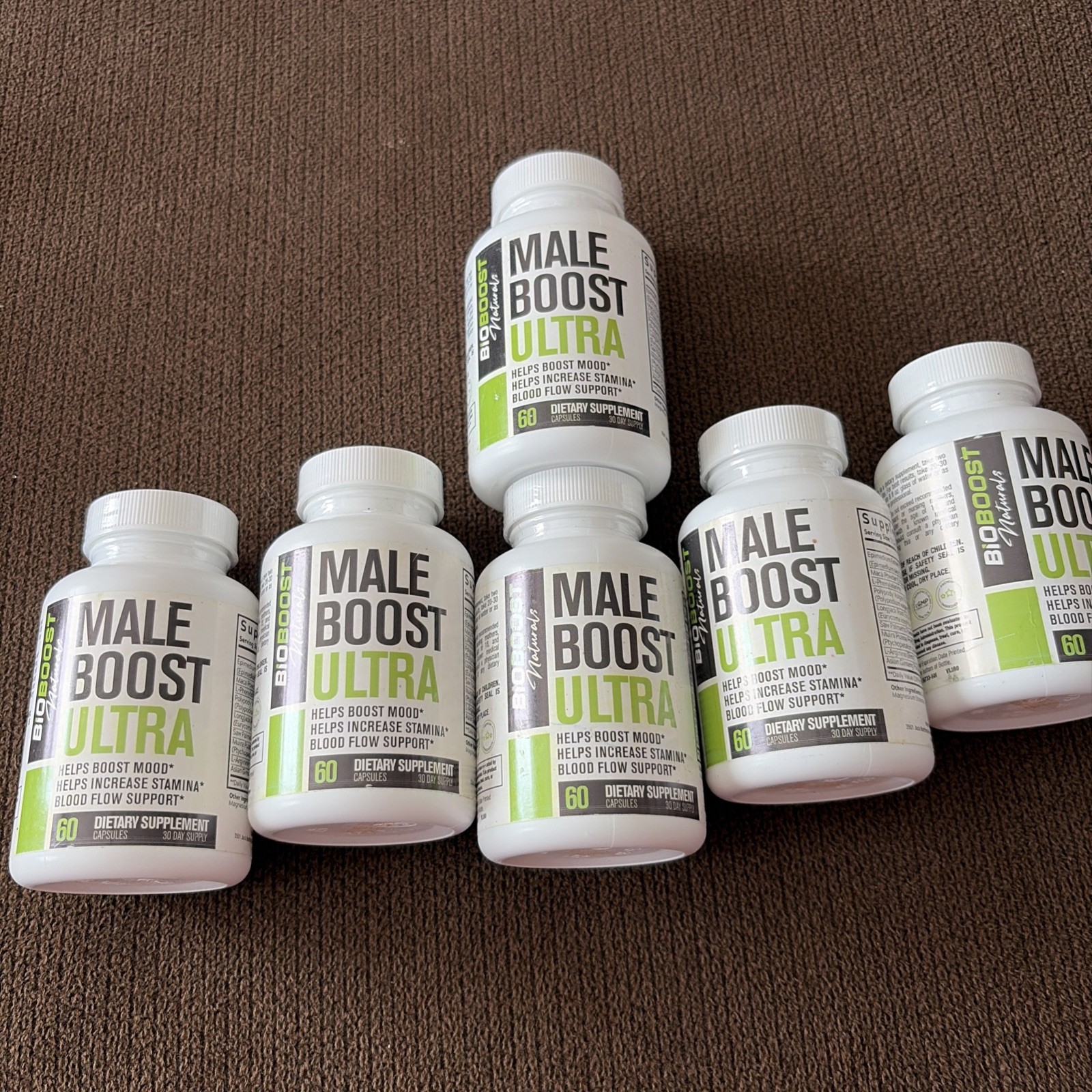 Bioboost Naturals Male Boost Ultra Pack of 6(360 Count) for Men expire 05/2028 
