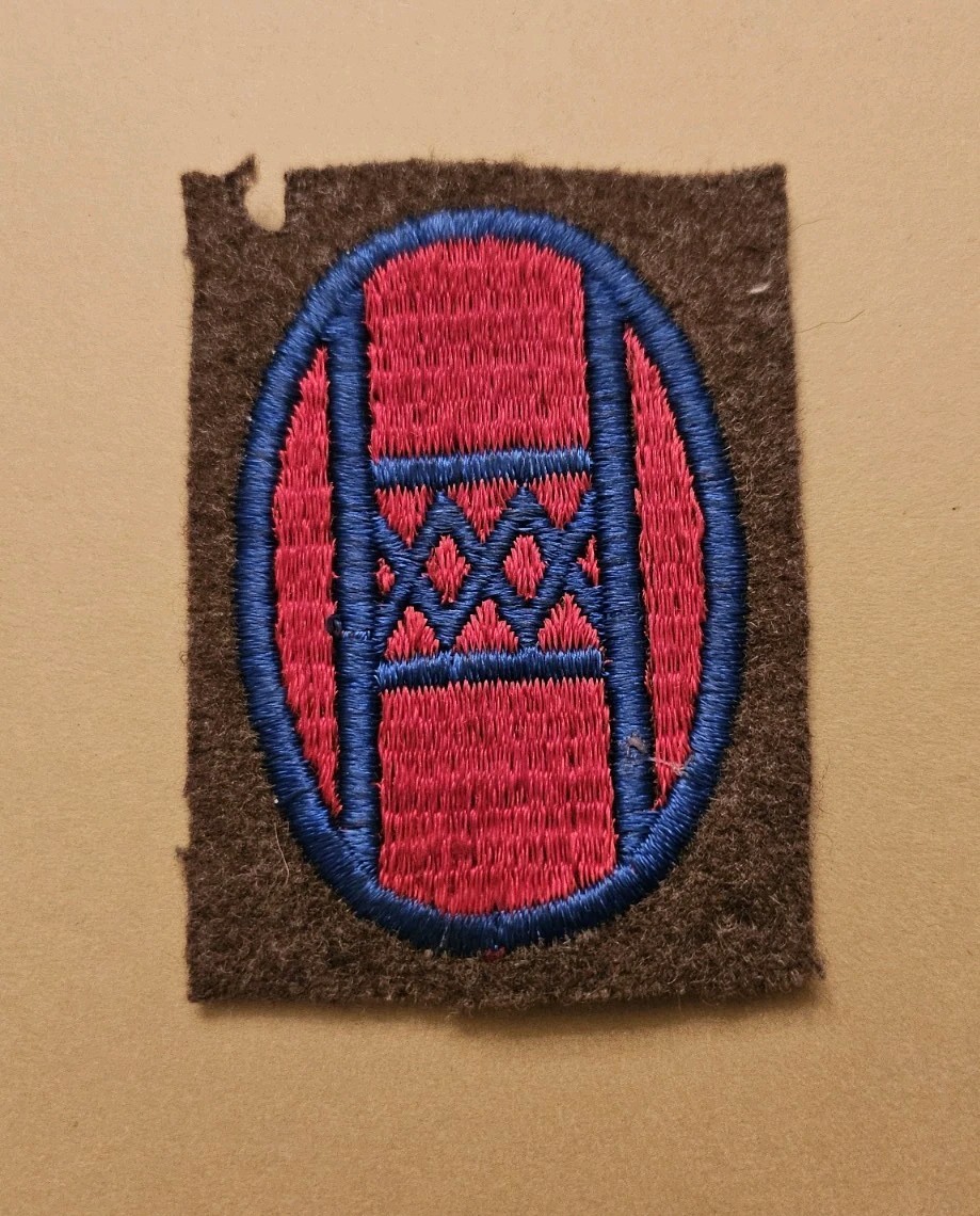 ORIGINAL CUT-EDGE Embroiderd  WOOL 1930\'s  WWII 30th INFANTRY DIVISION PATCH