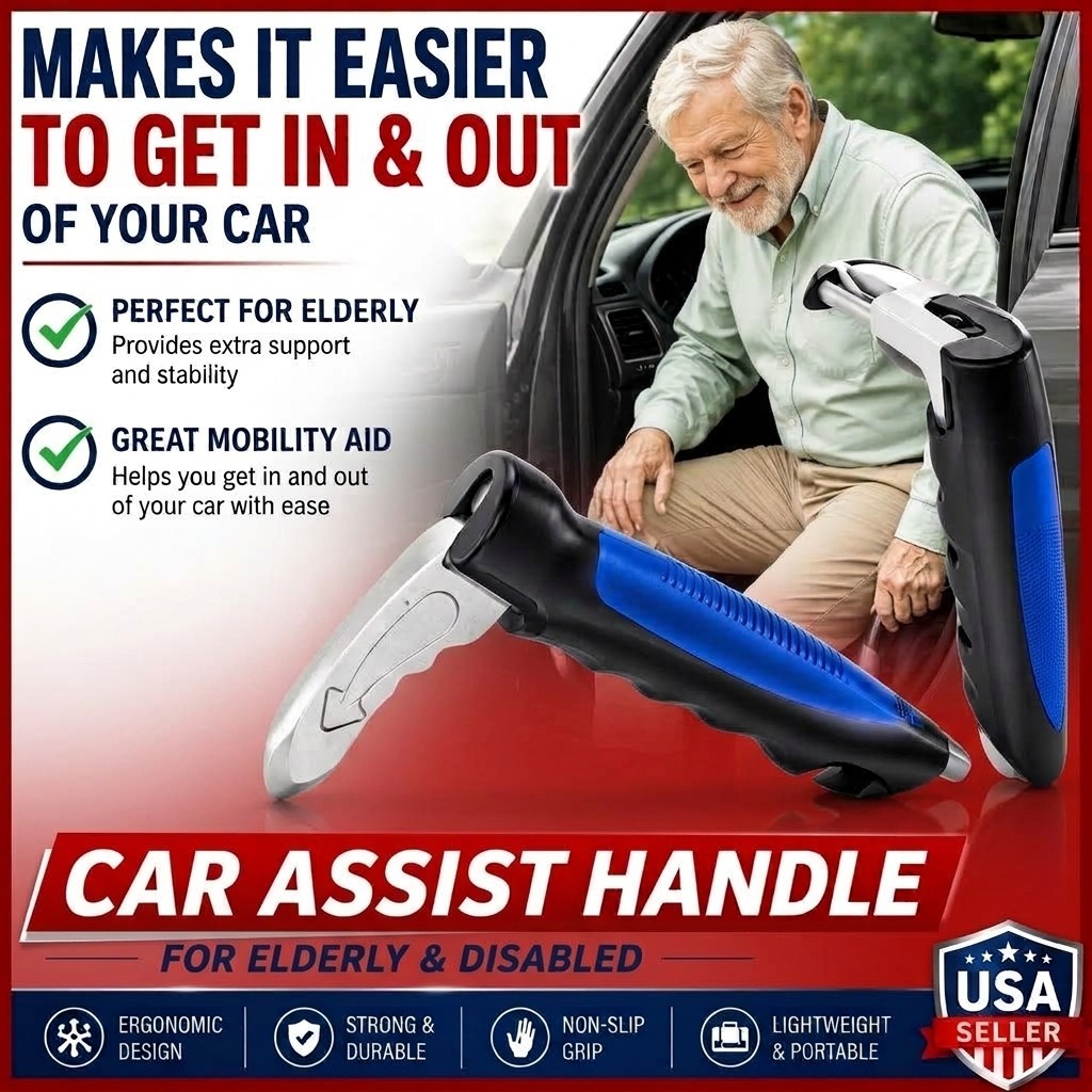 Car Door Handle Assist for Elderly Disabled Portable Car Support Handle Safety