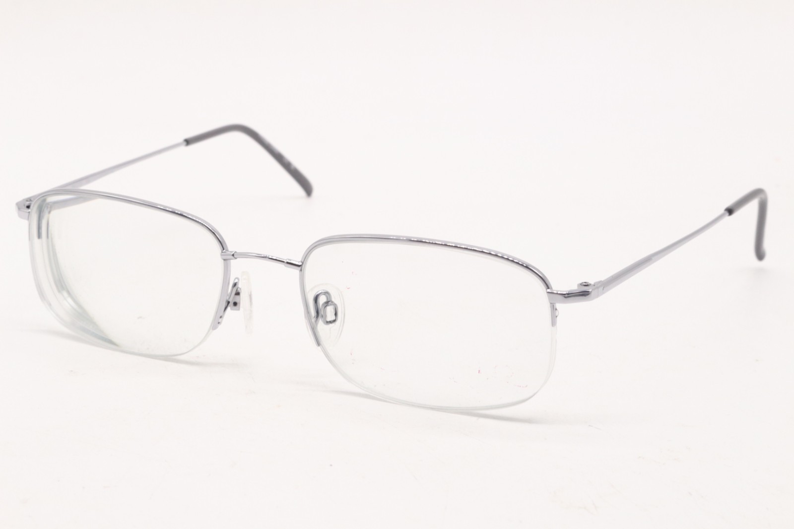 NEW FLEXON BY MARCHON 606 LIGHT GUNMETAL AUTHENTIC DESIGNER EYEGLASSES 54-19