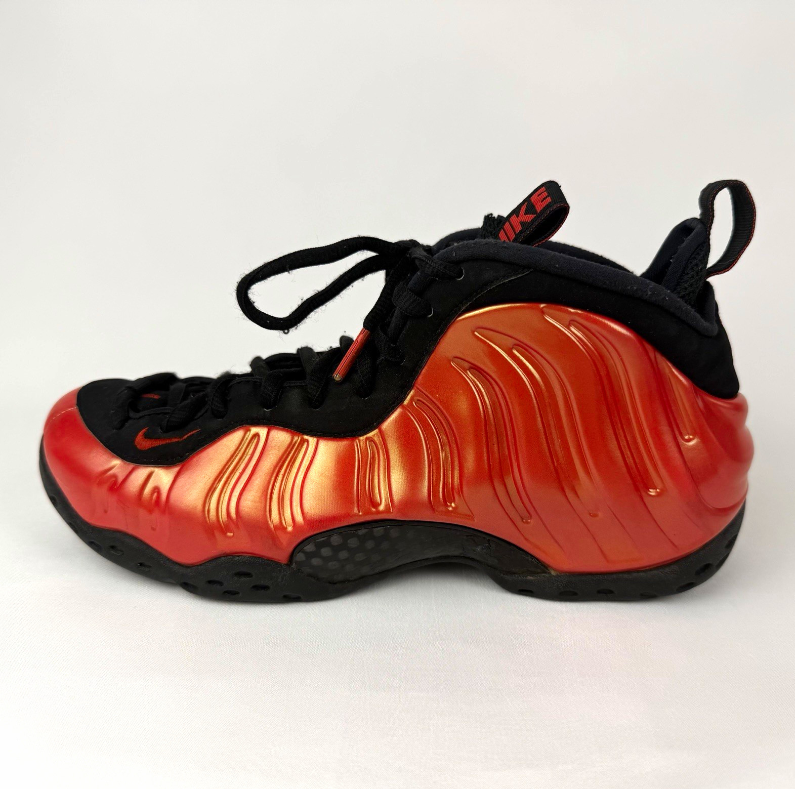 Nike Air Foamposite One Habanero Red 314996-603 Mens Size 8.5 No Insoles