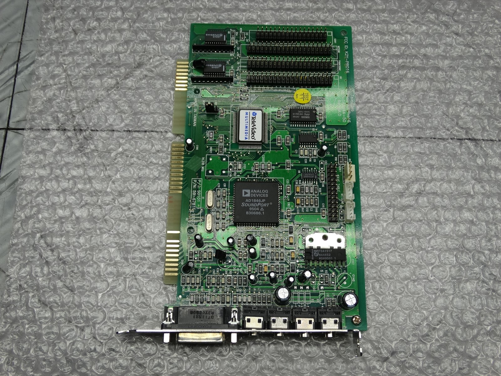Televideo Telesound Pro Multimedia ISA Card 143544-50 / K2Y-PRO16 Vintage