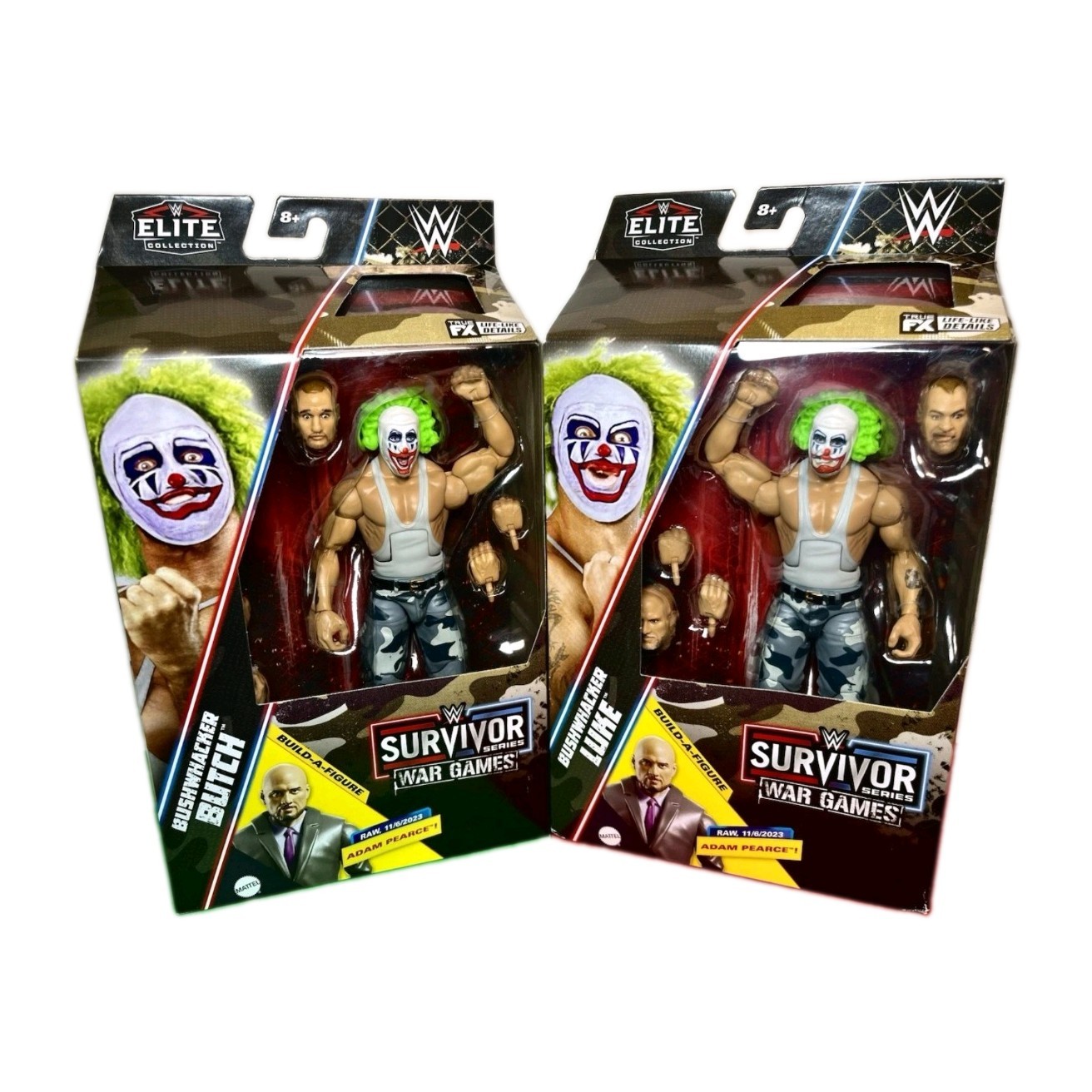 WWE Elite Survivor Series Doink Bushwhackers Luke & Butch Figures NEW 2024