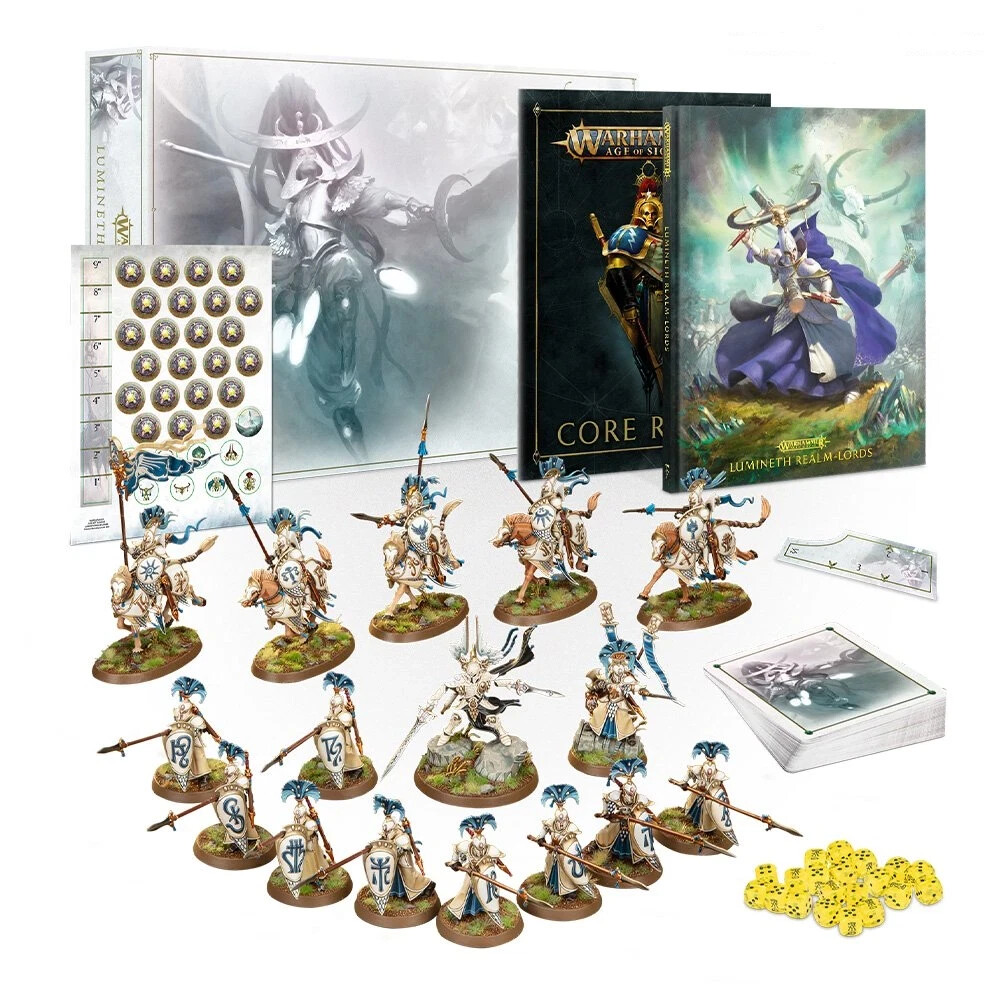 Lumineth Realm-lords army box set Warhammer Age of Sigmar Lumineth Realm-lords army box set Warhammer Age of Sigmar