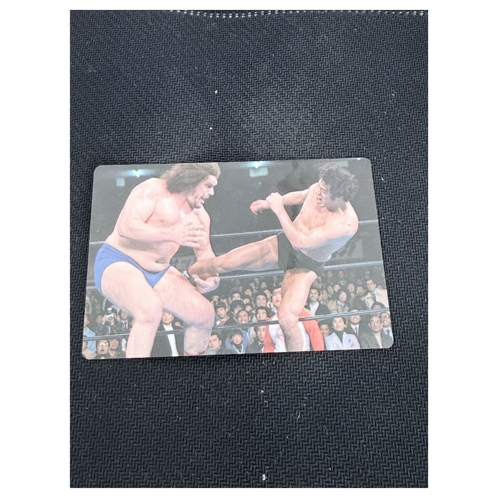 Antonio Inoki Andre the Giant 1970 Toshi Seikatsu Vintage Wrestling Card