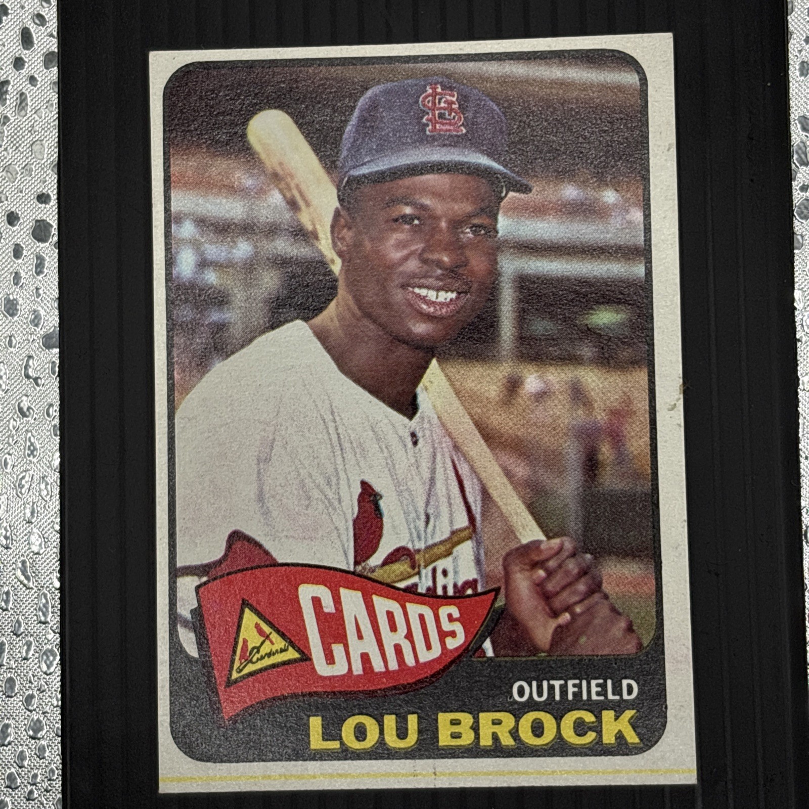 1965 TOPPS LOU BROCK NM/MT #540 Clean Color & Sharp Corners HOF Cardinals