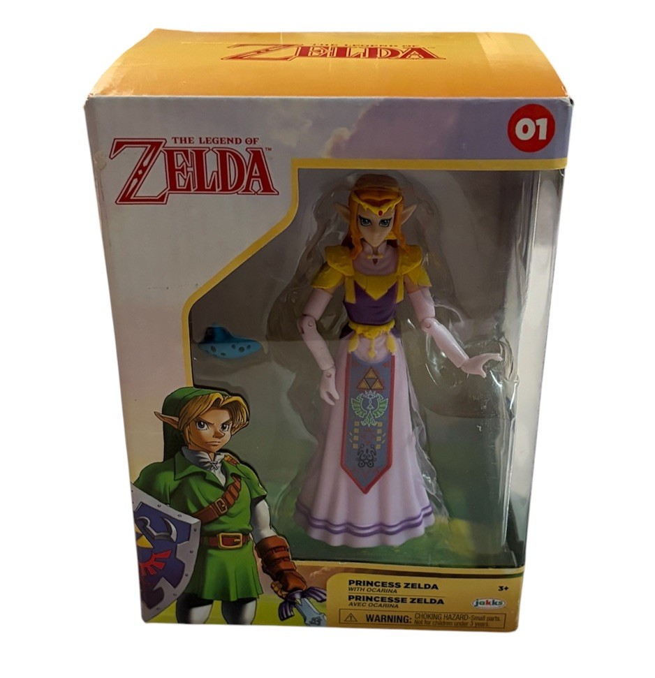 Jakks Pacific The Legend Of Zelda #01 Princess Zelda w/ Ocarina NEW NIB 2021