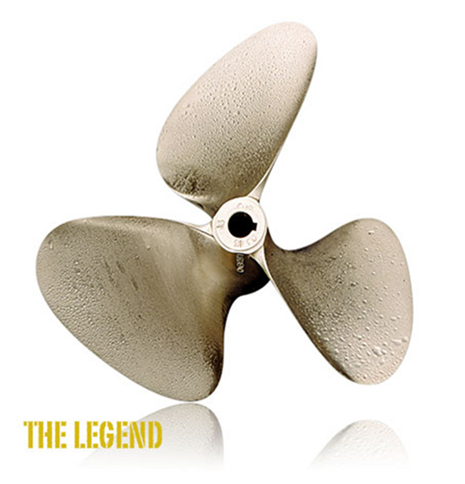 OJ 13 x 13 Inboard Propeller 3 Blade Legend Left Hand Nibral 1\