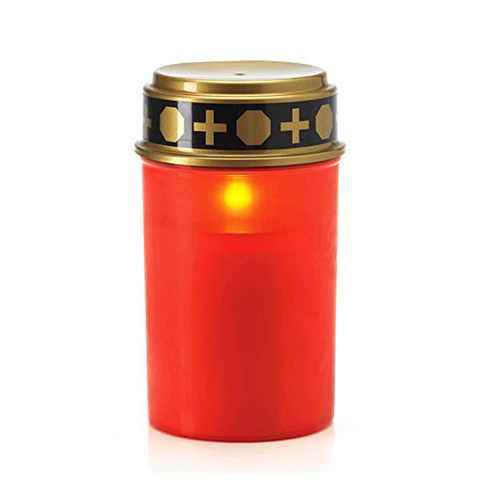Solar Grave Candle Eternal Lamp Memorial for Cemetery Grave LED Solar Light