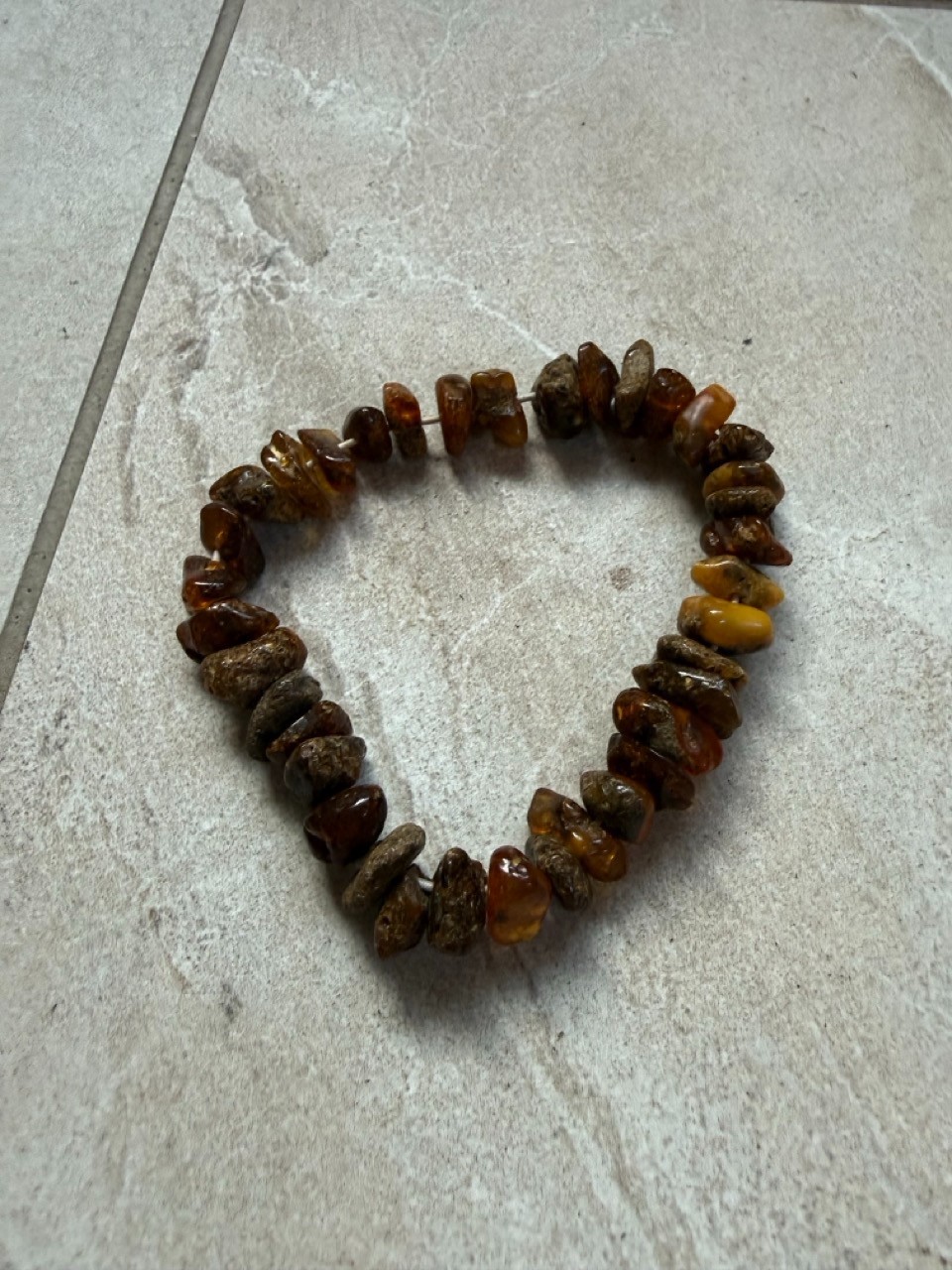 vintage baltic amber bracelet