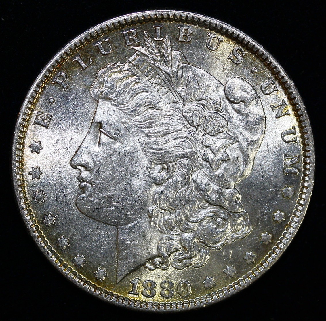 1880 $1 Morgan Silver Dollar   UNCIRCULATED  #Q20