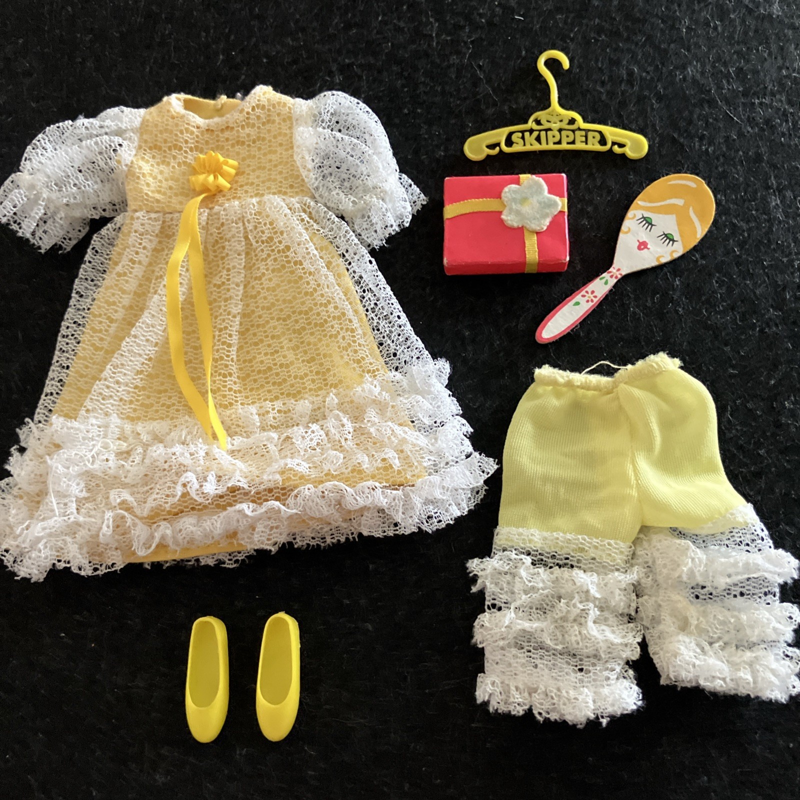 Vintage Mattel #1974 Eeny Meeny Midi COMPLETE 1960s Skipper Doll Outfit - MINTY*