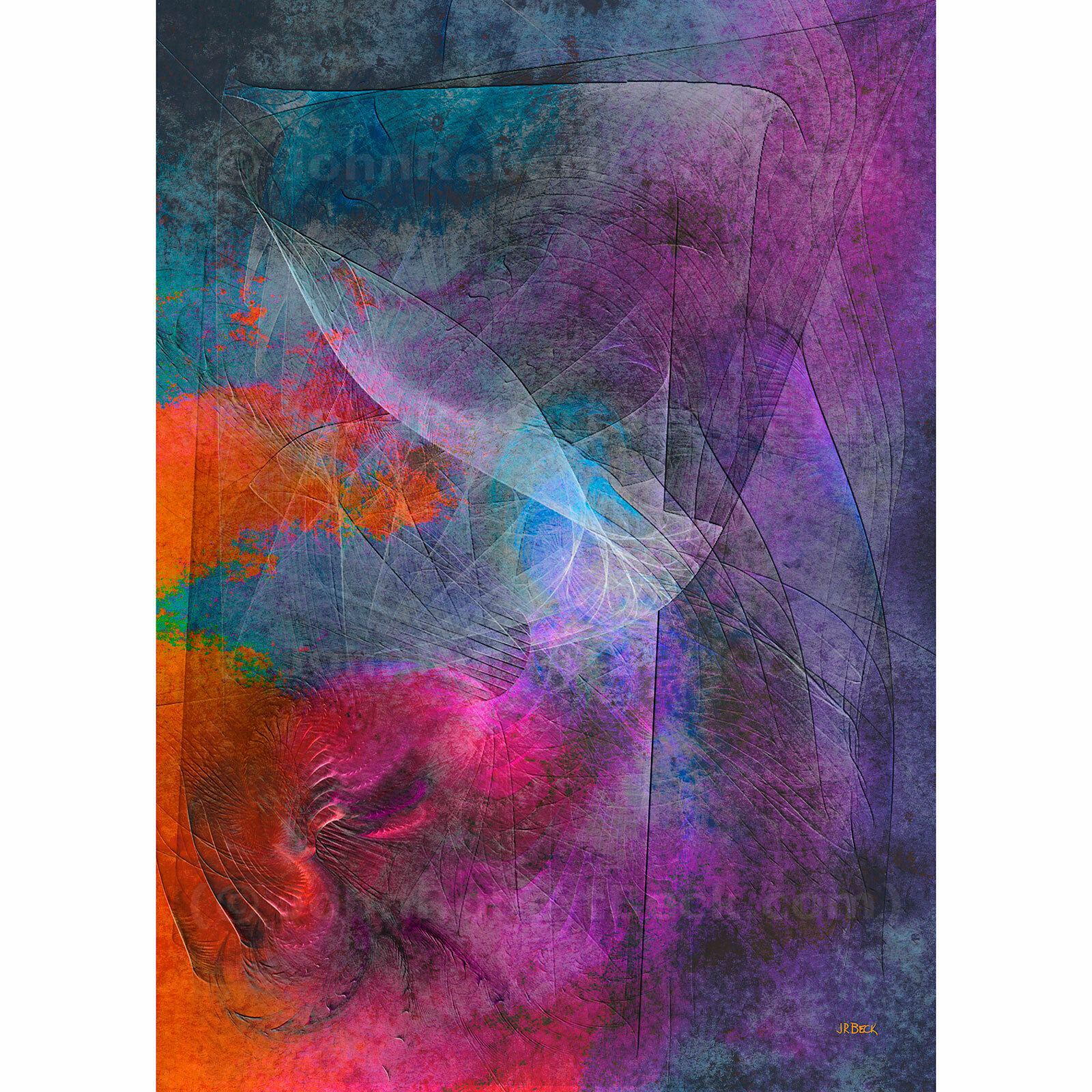 ACEO Art Card Abstract Print (2.5\