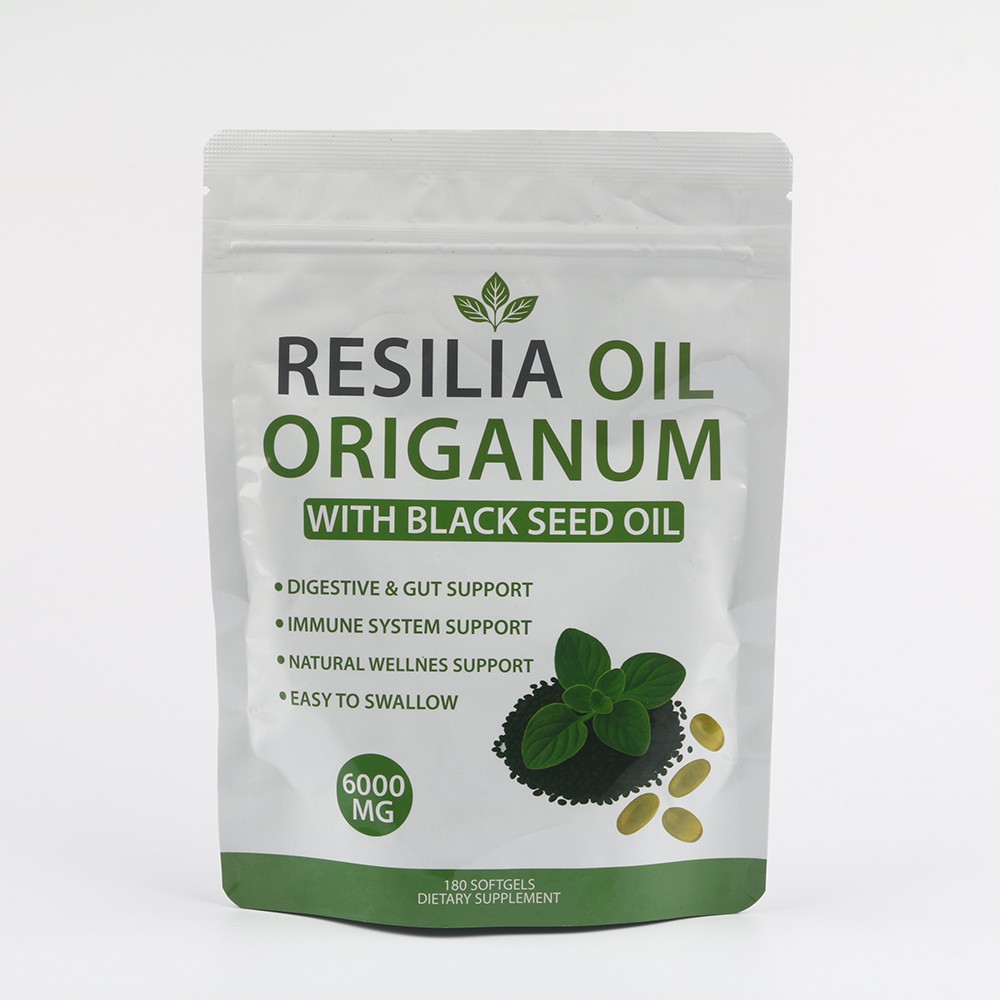 Resilia Oil Of Oregano With Black Seed Oil 6,000MG-New（1-3 pack）