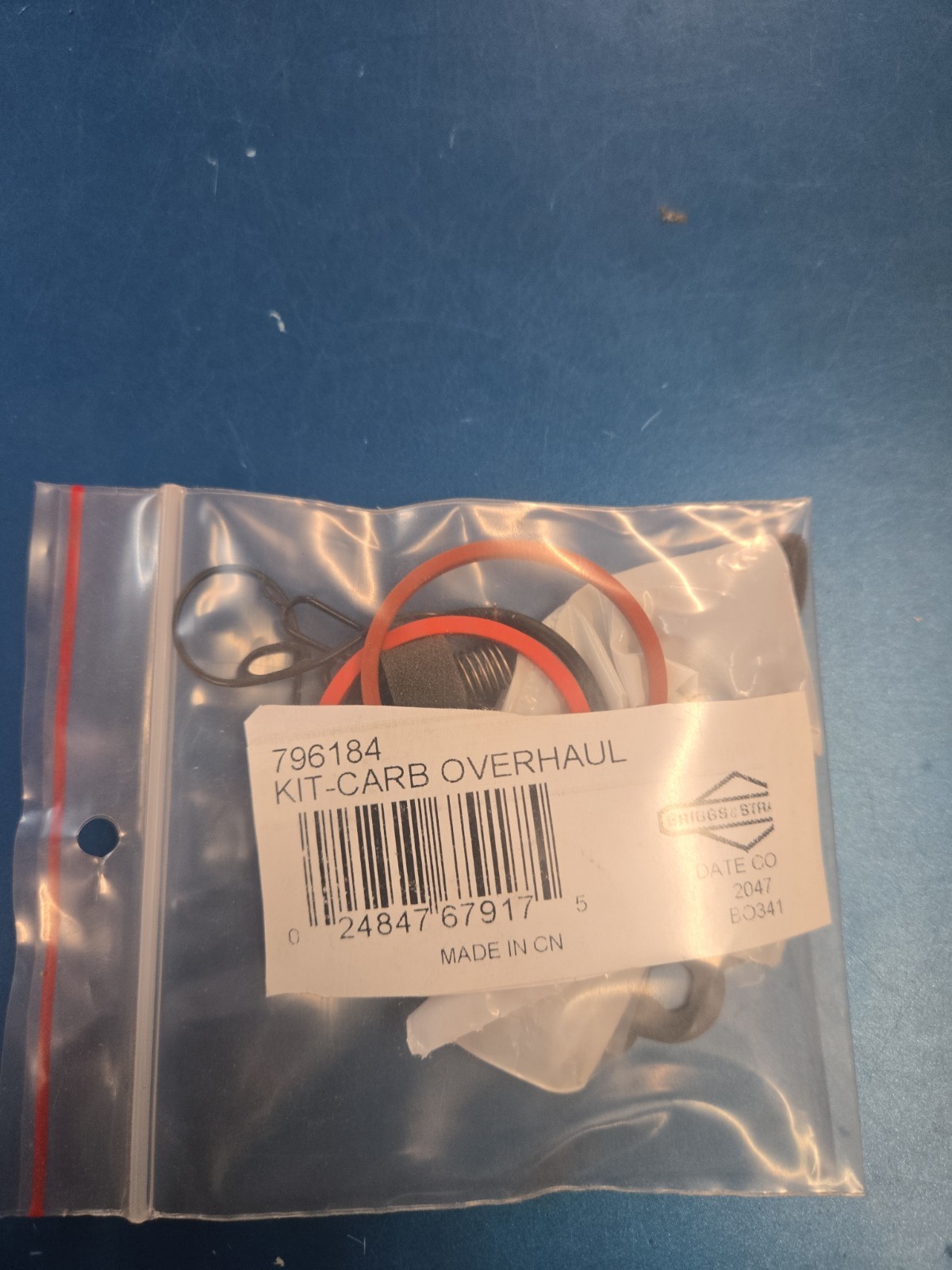 Genuine Briggs & Stratton 796184 Carburetor Overhaul Kit Replace 698787 790032 Genuine Briggs & Stratton 796184 Carburetor Overhaul Kit Replace 698787 790032