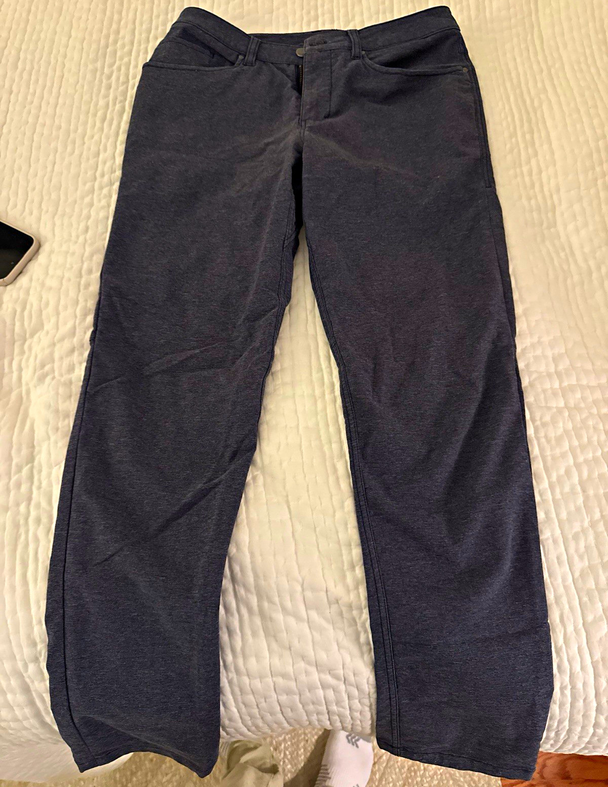 Lululemon men\'s ABC Pant Slim 30x31 - Blue Canvas Lululemon men\'s ABC Pant Slim 30x31 - Blue Canvas