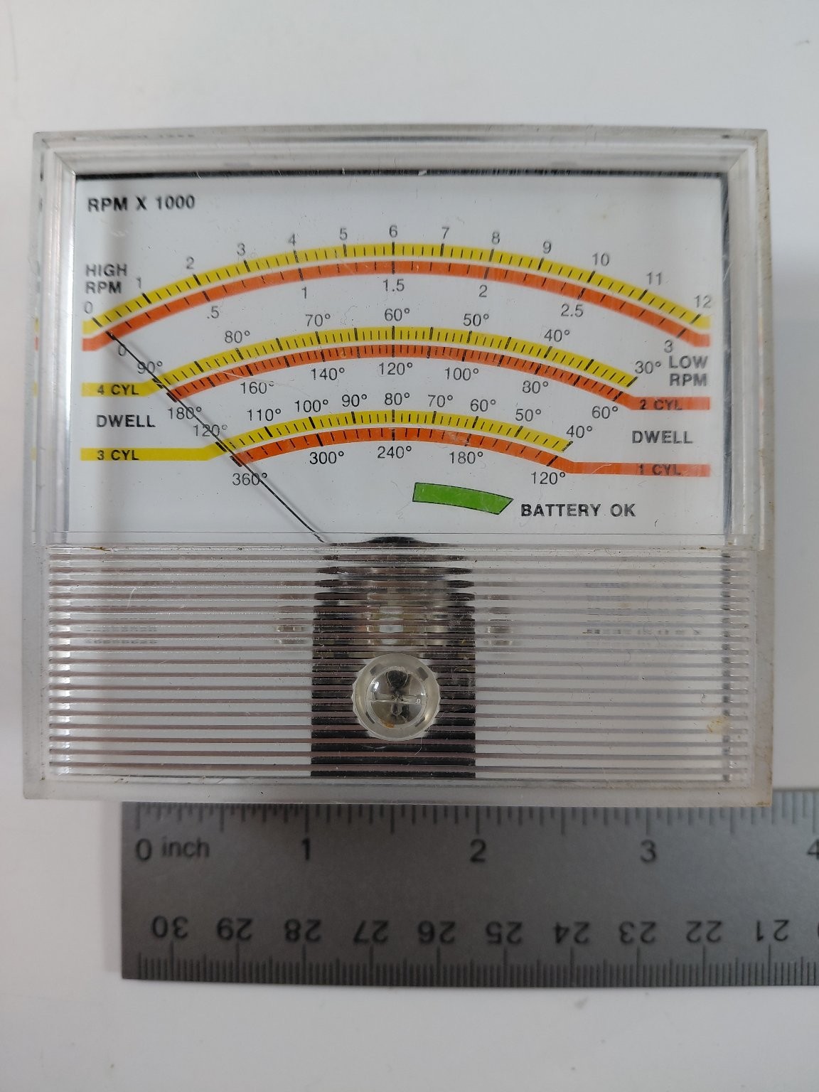 Vintage Auto Engine Analyzer Tachometer Dwell Meter RPM Tester Made in Japan