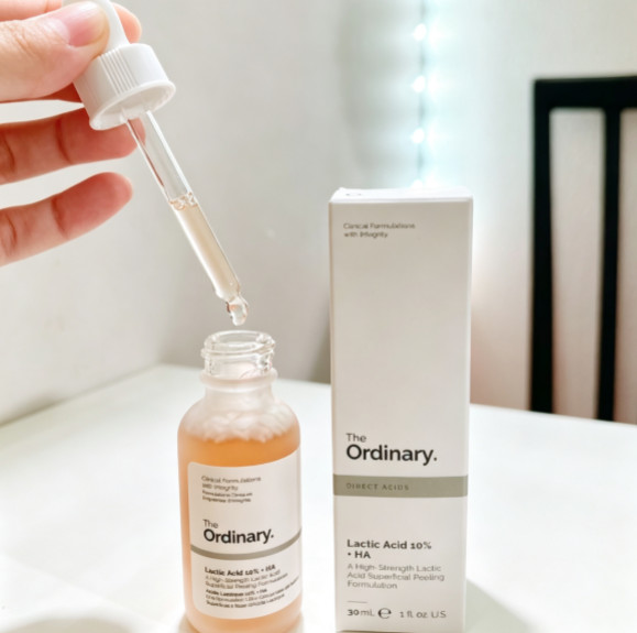 NIB 100% Authentic The Ordinary Lactic Acid 10% + HA 2% Exfoliating Serum,1 oz