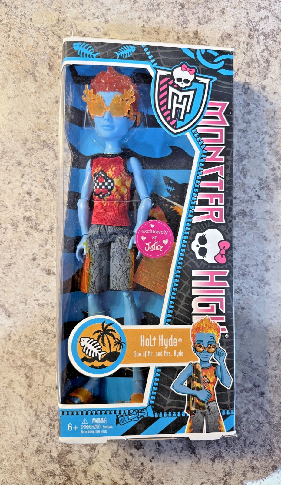 Monster High Holt Hyde Doll Swim Justice Exclusive Mattel Boy NIB Monster High Holt Hyde Doll Swim Justice Exclusive Mattel Boy NIB