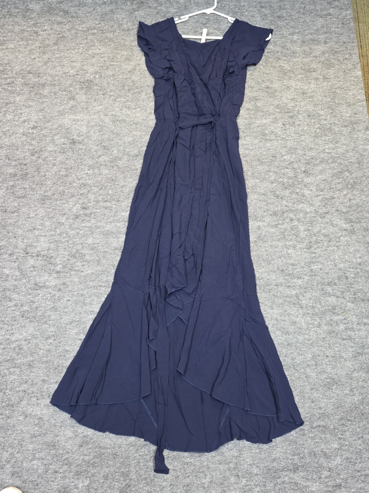 Grecerelle Navy Blue Flowy Maxi Dress Sz L Grecerelle Navy Blue Flowy Maxi Dress Sz L