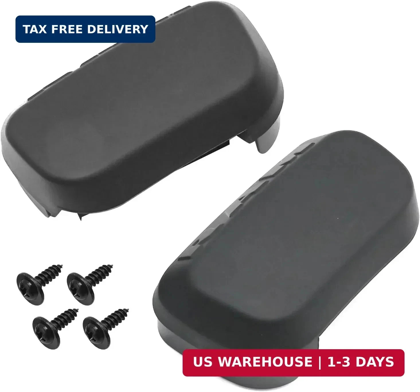 68193113AA 2 Pcs Running Board End Cap Side Step Replacement for Dodge RAM 1500