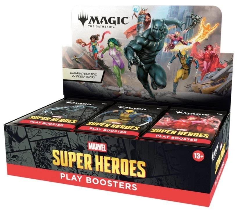 Magic: The Gathering - Marvel Super Heroes Play Booster Box Sealed