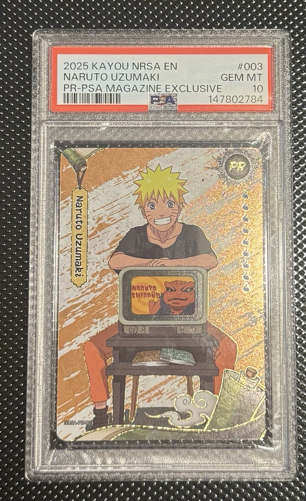 Kayou 2025 NRSA EN Naruto Uzumaki #003 PR-PSA Magazine Exclusive PSA 10 Kayou 2025 NRSA EN Naruto Uzumaki #003 PR-PSA Magazine Exclusive PSA 10