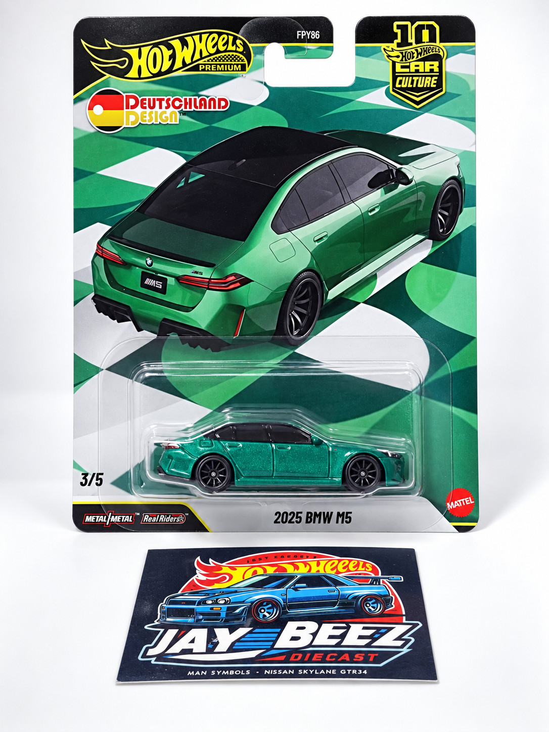 Hot Wheels 2026 NEW Premium Deutschland Design 2025 BMW M5 3/5 (C/Shipping)