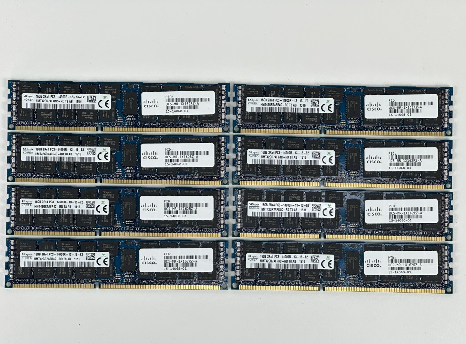 Lot of Cisco Dell HP 48x 16GB 2Rx4 PC3-14900R ECC DDR3 Server RAM Memory 768GB