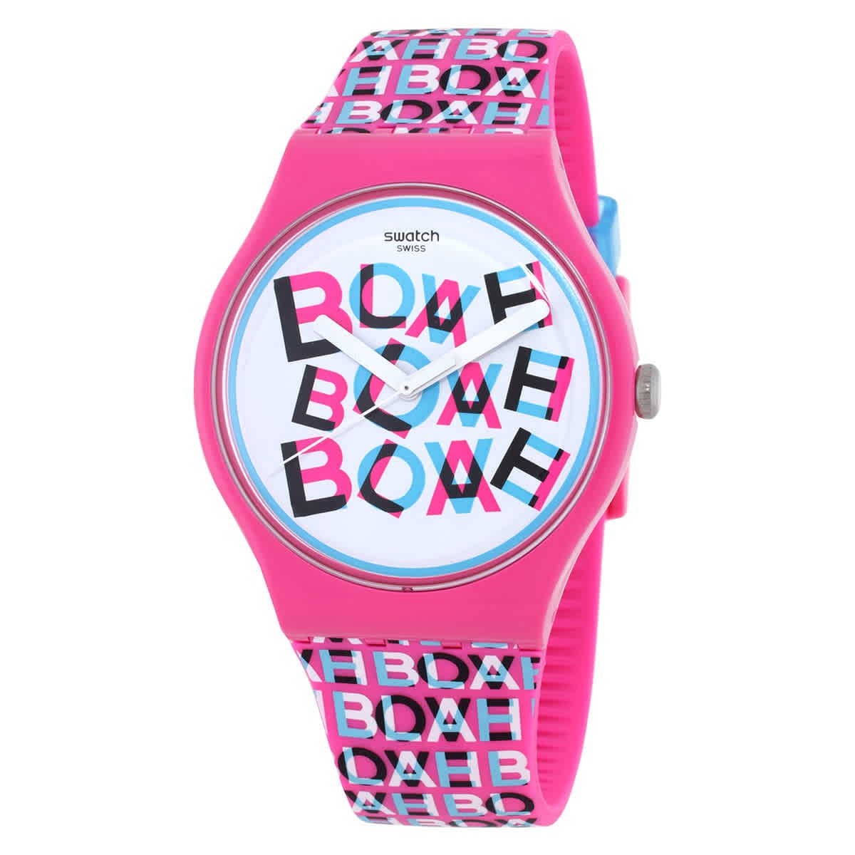 Swatch Love and Blah Quartz White Dial Unisex Watch SO29Z156