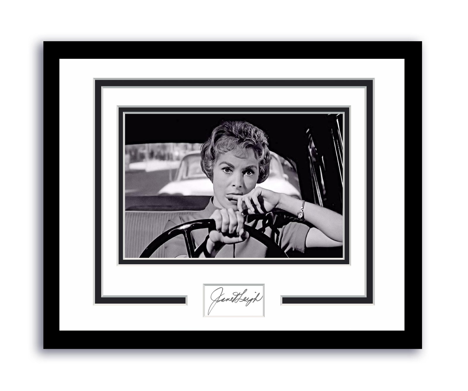 Janet Leigh Autographed Signed 11x14 Framed Photo Hithcock Psycho ACOA