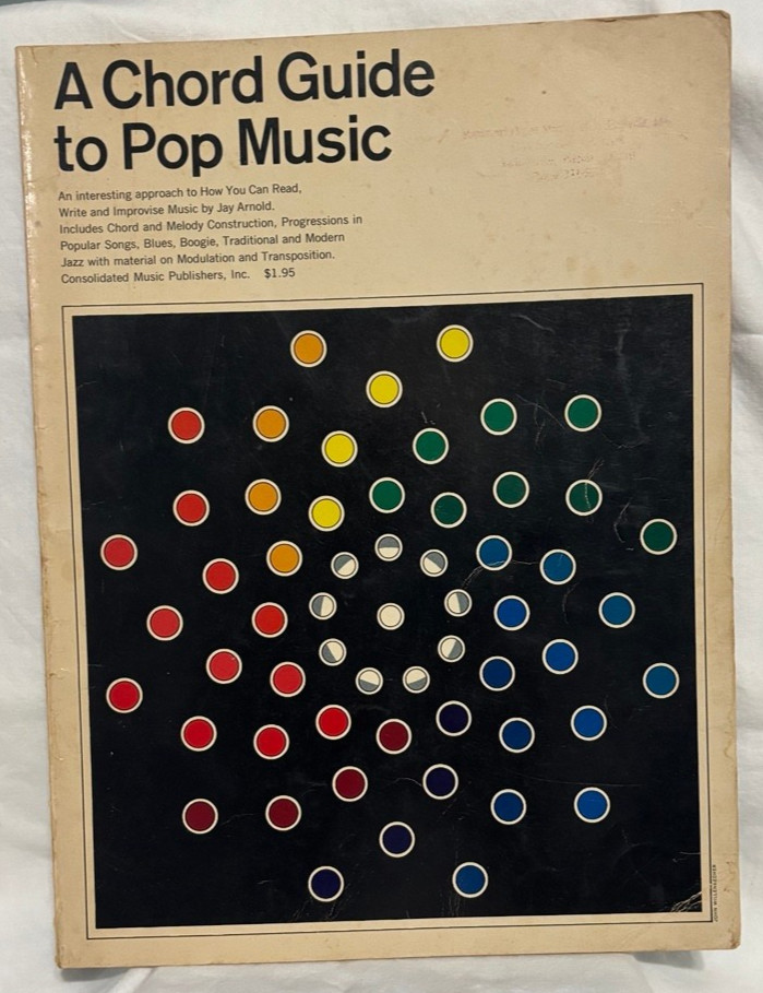 A Chord Guide to Pop Music Jay Arnold 1967 Vintage Music Instruction Paperback