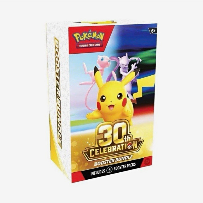 Pokémon 30th Celebration Half Booster Bundle  3/6 Packs 10/20 Pre-Order