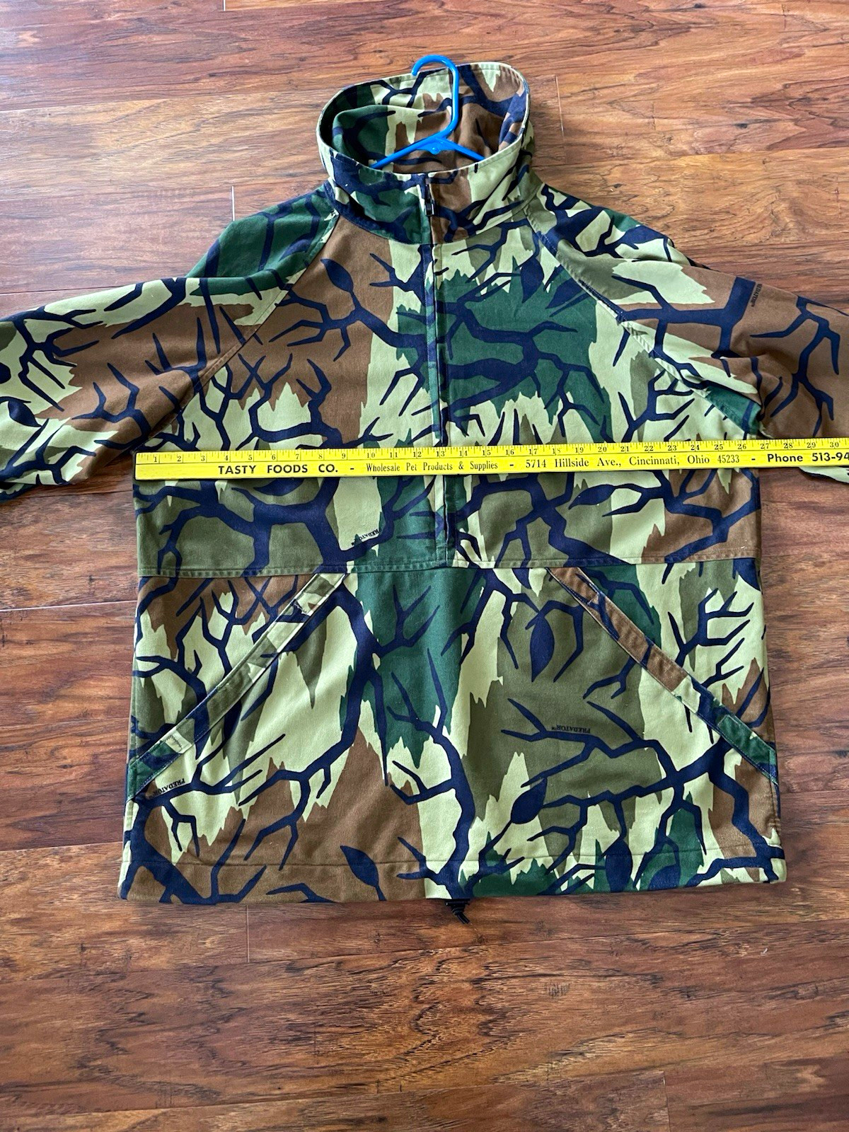 Gray Wolf Woolens Predator Green Camo Custom Pullover-L-XL USA High Quality 